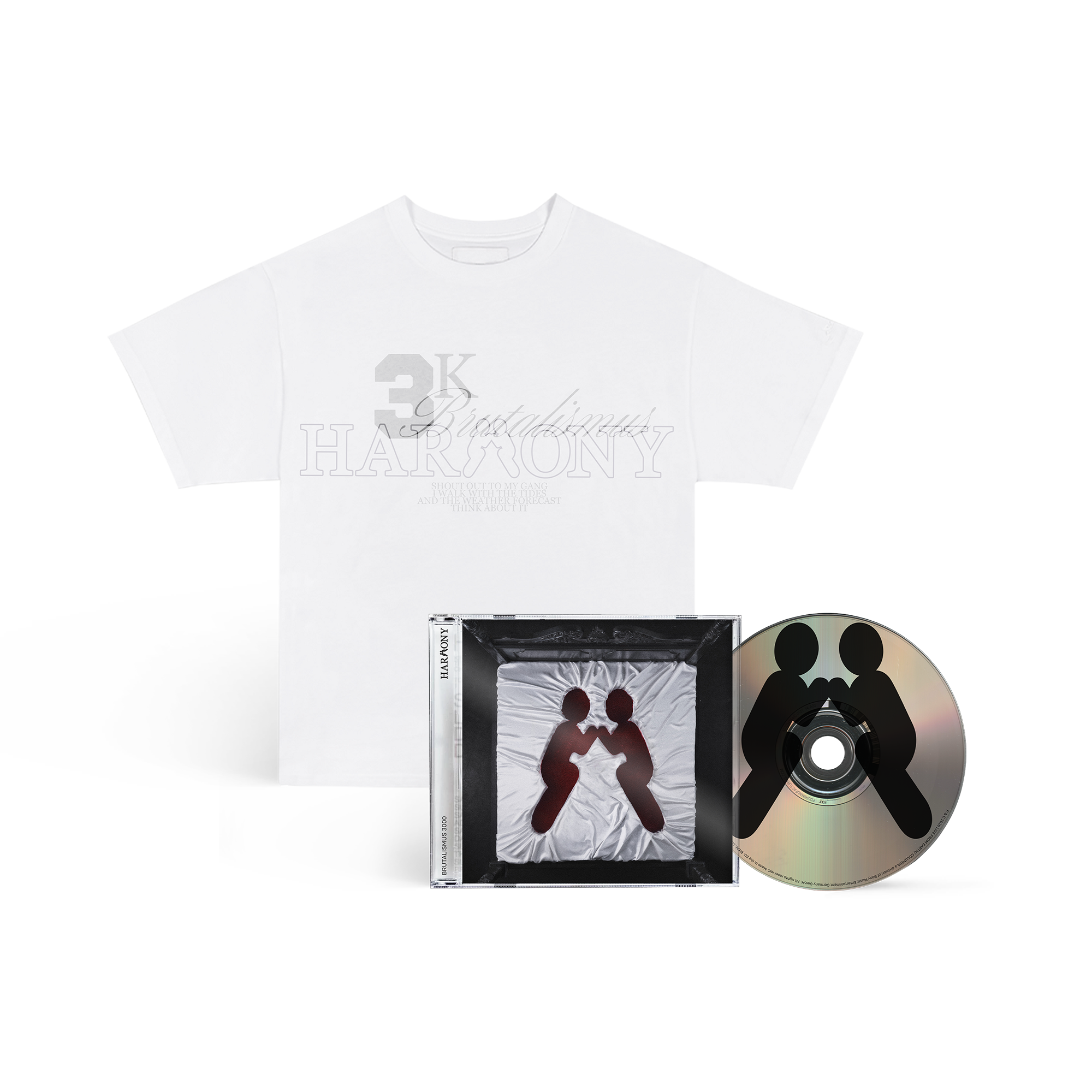 Harmony - Bundle CD Jewelcase + Shirt 